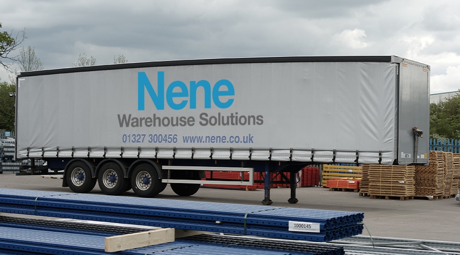 Nene Warehouse Solutions pallet racking truck