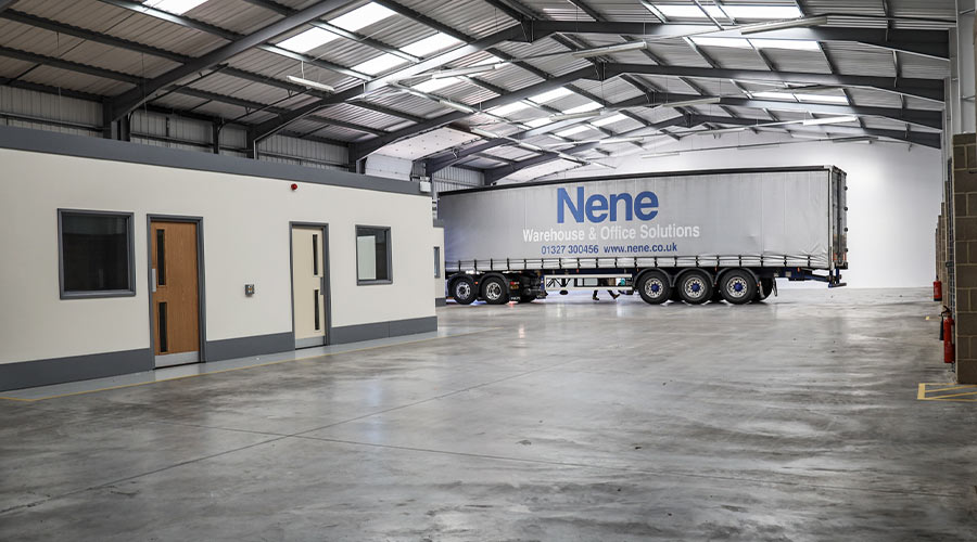 Nene warehouse racking delivery