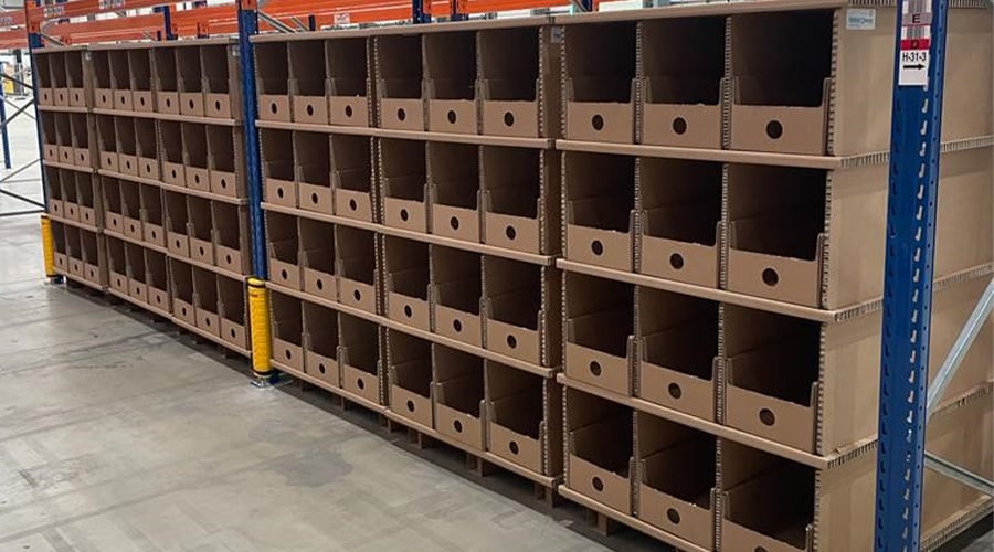 Warehouse pallet pix shelving