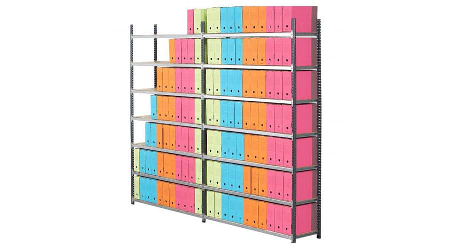 free standing shelving system