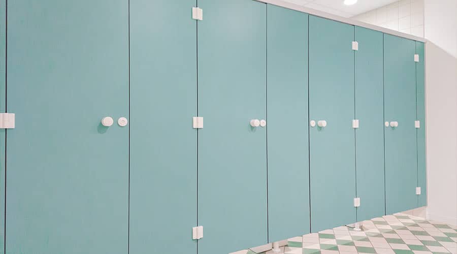 office toilet cubicles