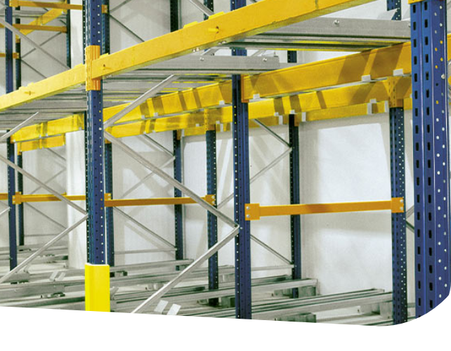 push-back-racking