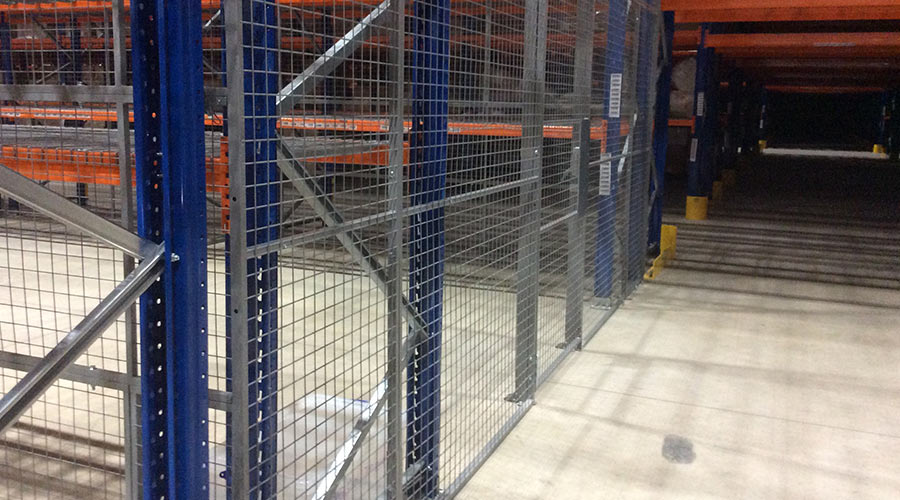 wire mesh cage protecting important information